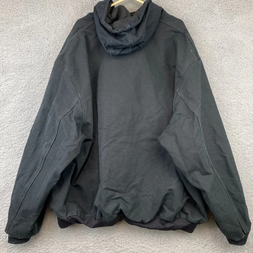 Carhartt Work Jacket Vintage Black Chore Coat Size 5XL
